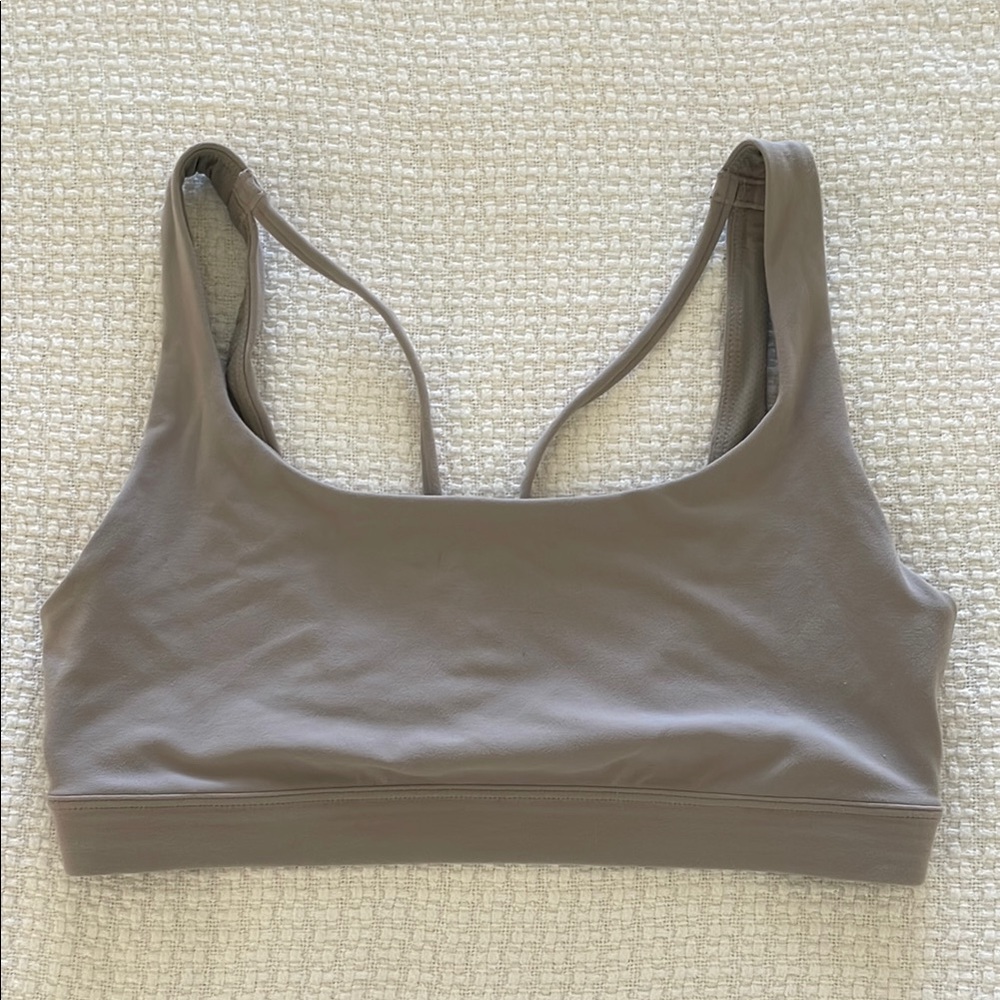 Athleta Mauve/Gray Sports Bra